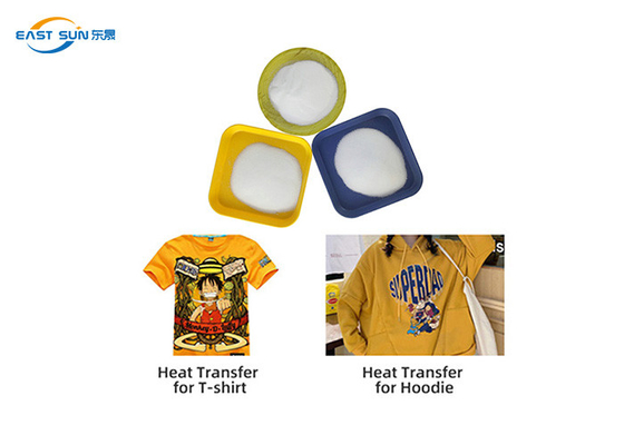 Un buen precio. 80 poliuretano suave del polvo de Tpu del derretimiento del micrón DTF del polvo caliente de la transferencia en línea