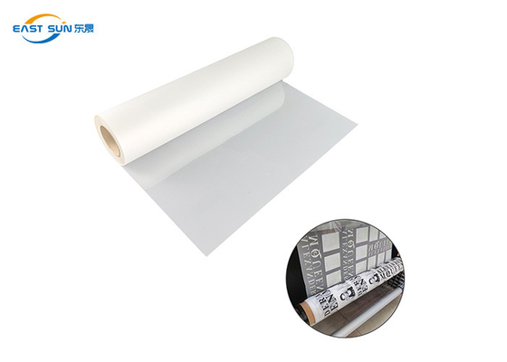 Good price Película PET DTF de desprendimiento lateral único estable, perfecta para un proceso de transferencia de calor duradero 0.075mm*60cm*100y en línea