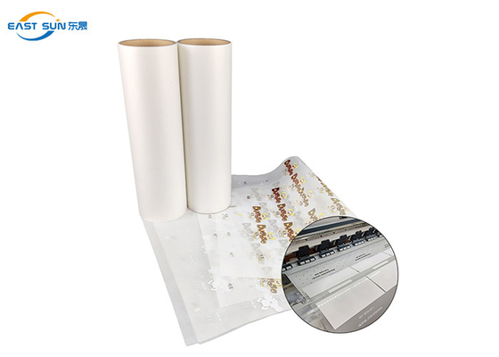 Película DTF de doble lado mate de peeling caliente y frío Película de transferencia de calor PET de 60 cm 100m Impresiones para camisetas Ropa