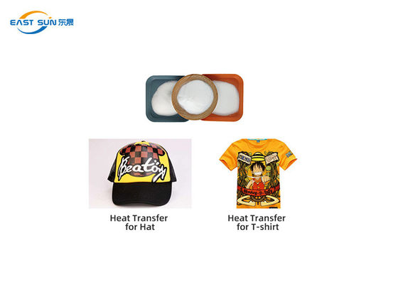 Polvo adhesivo termofusible suave para impresión DTF, resistencia al lavado 40C-60C